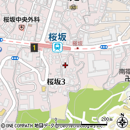 ハーモニー桜坂周辺の地図