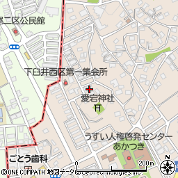 福岡県嘉麻市下臼井1083周辺の地図