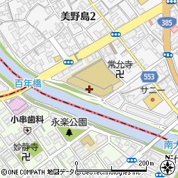 福岡市立住吉小学校周辺の地図