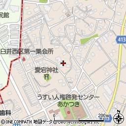 福岡県嘉麻市下臼井1126周辺の地図