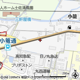 高知県南国市小籠818-2周辺の地図