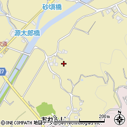 高知県香南市香我美町山北周辺の地図