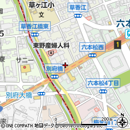 西日本シティ銀行六本松支店周辺の地図