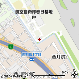 福岡県福岡市博多区下月隈1379周辺の地図
