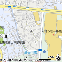 高知県高知市前里346-4周辺の地図