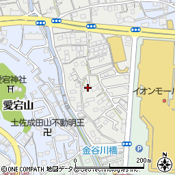 高知県高知市前里341-16周辺の地図