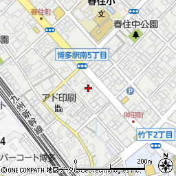 センターコート博多駅南周辺の地図