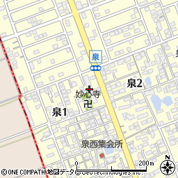 筑前織物株式会社　周船寺工場周辺の地図