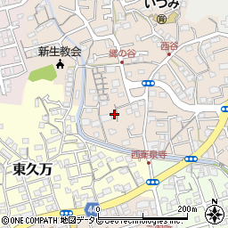 高知県高知市西秦泉寺161周辺の地図