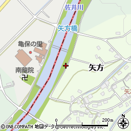 佐井川周辺の地図