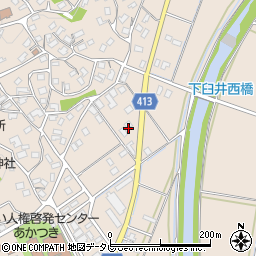 福岡県嘉麻市下臼井990周辺の地図