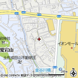 高知県高知市前里341周辺の地図