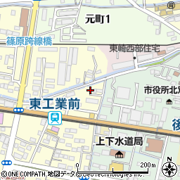 高知県南国市篠原1833-6周辺の地図