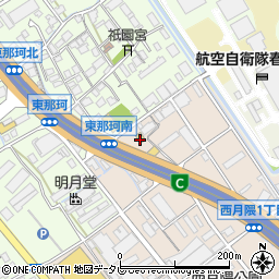 ファミリーマート博多西月隈二丁目店周辺の地図