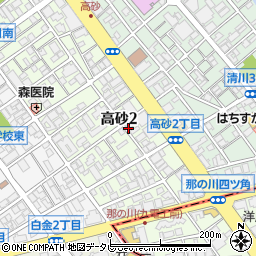 株式会社リープテック　福岡支店周辺の地図