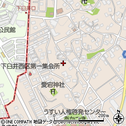 福岡県嘉麻市下臼井1103周辺の地図