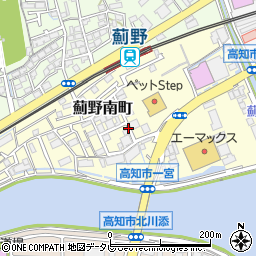 高知県高知市薊野南町周辺の地図