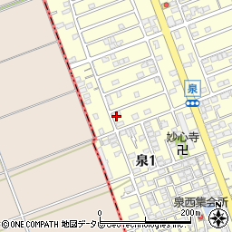 福岡県福岡市西区泉1丁目20-18周辺の地図