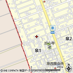 福岡県福岡市西区泉1丁目20-6周辺の地図