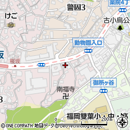 ライオンズマンション桜坂周辺の地図
