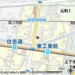 高知県南国市篠原1887周辺の地図