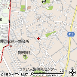 福岡県嘉麻市下臼井1097周辺の地図