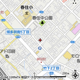 株式会社スイデン　福岡支店周辺の地図