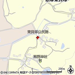 東貝塚公民館周辺の地図