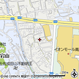 高知県高知市前里321周辺の地図