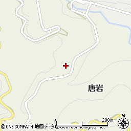 高知県高知市唐岩周辺の地図