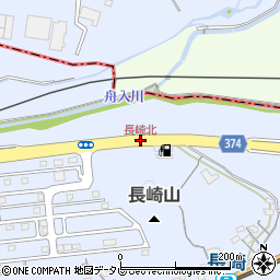 長崎北周辺の地図