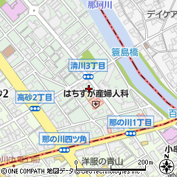 ドラッグイレブン　清川店周辺の地図