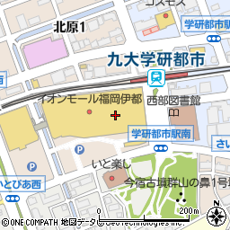 ライトオンイオンモール福岡伊都店周辺の地図