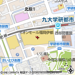 ザクロックハウス　伊都店周辺の地図