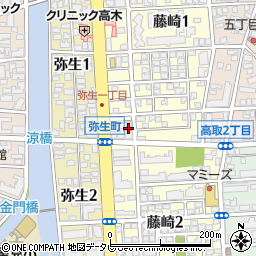 水道レスキュー福岡市早良区藤崎営業所周辺の地図