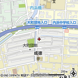 福岡県福岡市西区大町団地周辺の地図