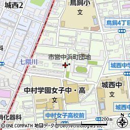 中浜町住宅31号棟駐車場【31ｰ1・31ｰ2・31ｰ3】周辺の地図