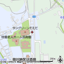 ヘルパーケア 添田ライフ周辺の地図
