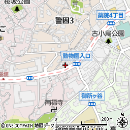 福岡県福岡市中央区警固3丁目4-5周辺の地図