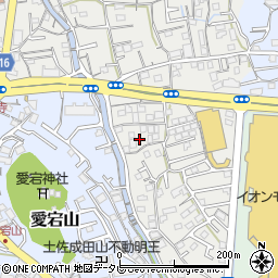 高知県高知市前里56周辺の地図
