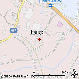 大分県中津市上如水1449周辺の地図