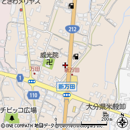 大分みらい信用金庫鶴居支店周辺の地図