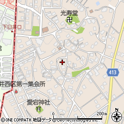 福岡県嘉麻市下臼井1122周辺の地図