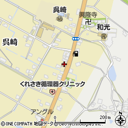 呉崎郵便局周辺の地図