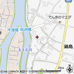 大分県中津市鍋島910-1周辺の地図