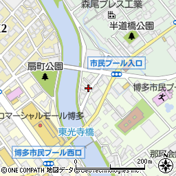 工進九州支店周辺の地図