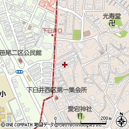 福岡県嘉麻市下臼井1108周辺の地図
