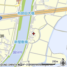 高知県高知市布師田1215-6周辺の地図