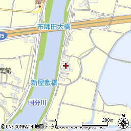 高知県高知市布師田1215周辺の地図