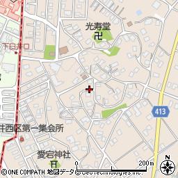福岡県嘉麻市下臼井1114周辺の地図